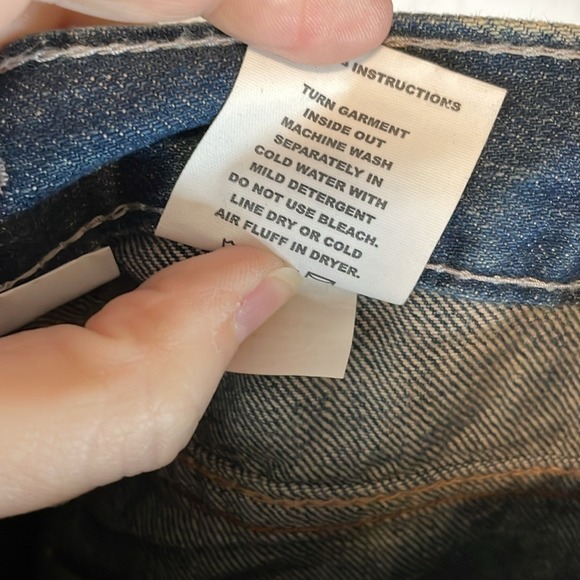 Cruel Girl NWT Relaxed Rosalie Denim Wide Leg Jeans Size 13 Reg Bling Pockets - Picture 7 of 8